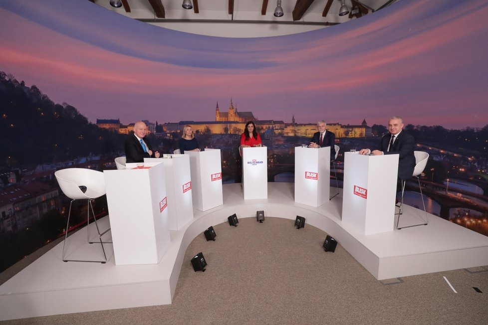 Prezidentská superdebata Blesku: Pavel Fischer, Danuše Nerudová, Petr Pavel, Josef Středula. (3.1.2023)