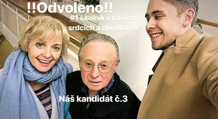 Veronika Žilková a Vincent Navrátil u voleb