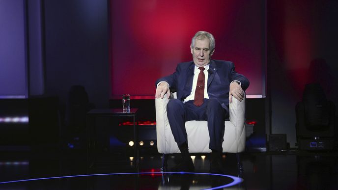 První televizní duel mezi Jiřím Drahošem a Milošem Zemanem na televizi Prima