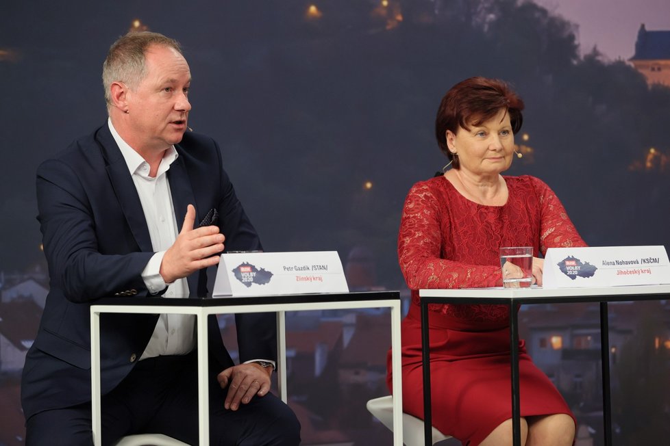 Debata Blesku o školství: Petr Gazdík (STAN) a Alena Nohavová (KSČM) (17. 9. 2020)