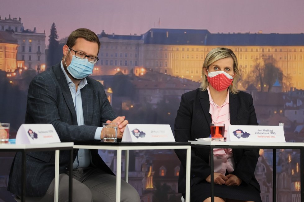 Debata Blesku o školství: Jiří Nantl (ODS) a Jana Mračková Vildumetzová (ANO) (17. 9. 2020)
