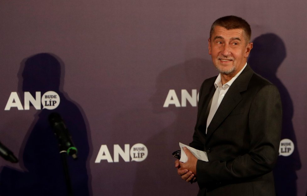 Andrej Babiš po sedmé hodině večer promluvil o výsledku voleb