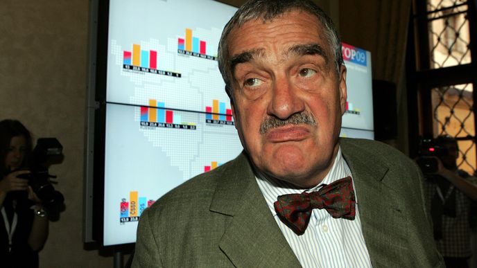 Šéf TOP 09 Karel Schwarzenberg