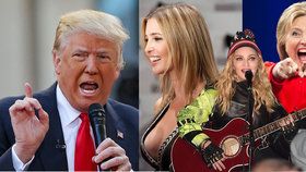 Celebrity podporují prezidentské kandidáty.