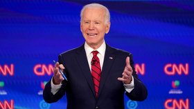 Víceprezident Joe Biden na debatě demokratických kandidátů na prezidenta  (16.3.2020)