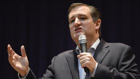 Republikánský kandidát Ted Cruz v Houstonu