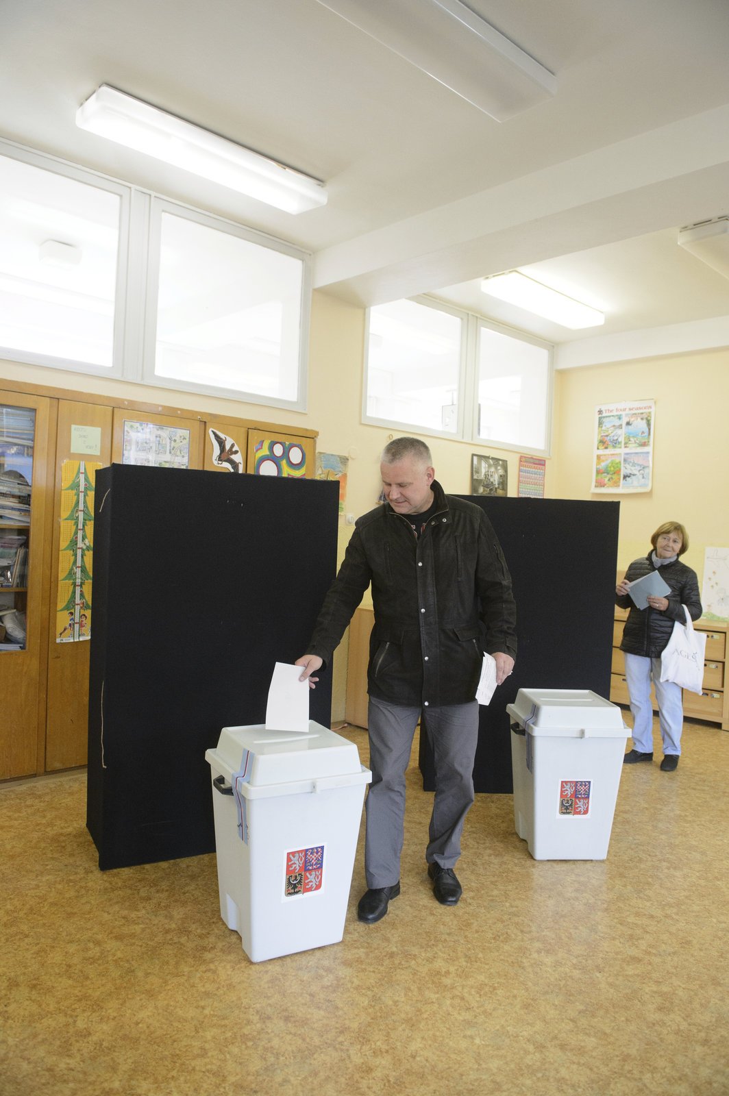 Volit přišel i Kajínek.