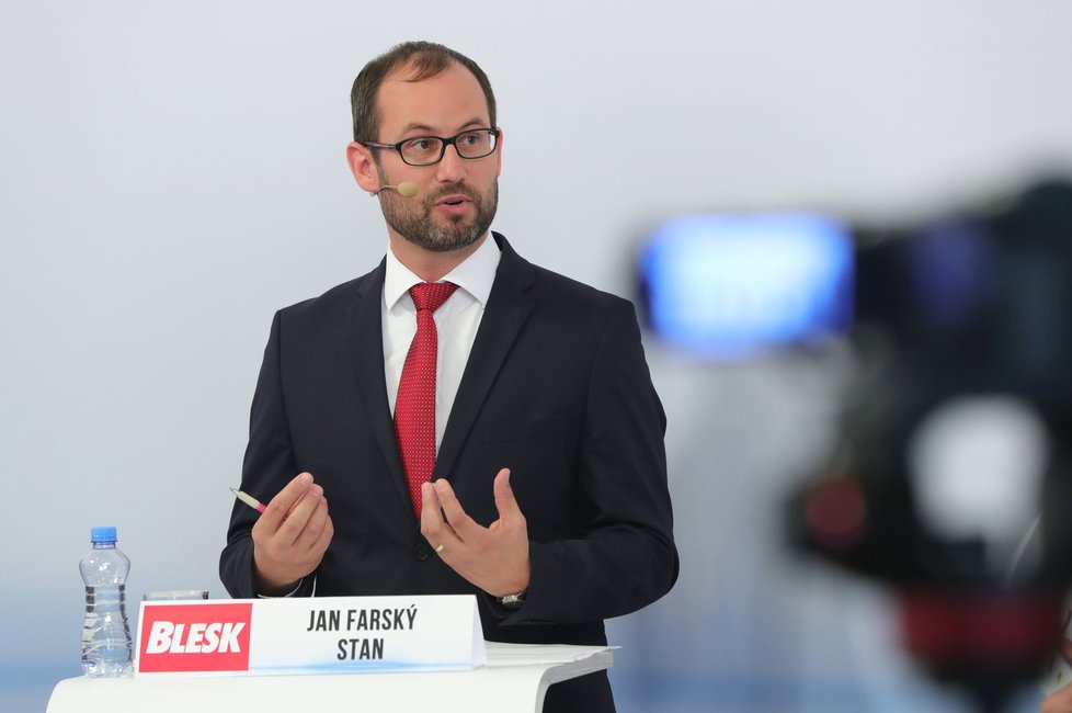 Superdebata Blesk.cz: Jan Farský (STAN)