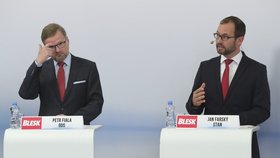 Superdebata Blesk.cz: Petr Fiala a Jan Farský