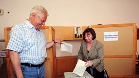 Miloš Zeman (SPO-Z) si nenechal ujít volby v Ústí nad Labem