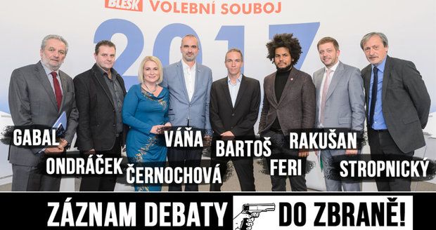 Debata o teroru a bezpečí v Česku: Chodí politici v noci ozbrojení? A kdo by zavedl vojnu?