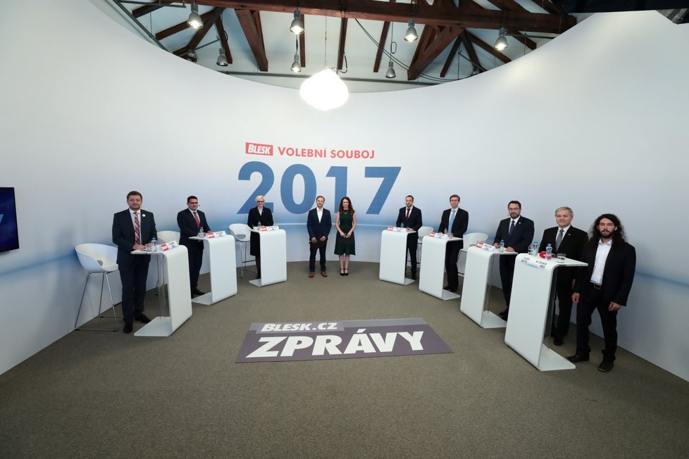 Předvolební debata 2017: Politici se bavili o drahých nájmech, znečištění nebo lithiu.