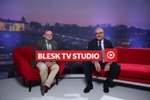 Marek Stoniš a Miroslav Kalousek ve volebním studiu Blesku