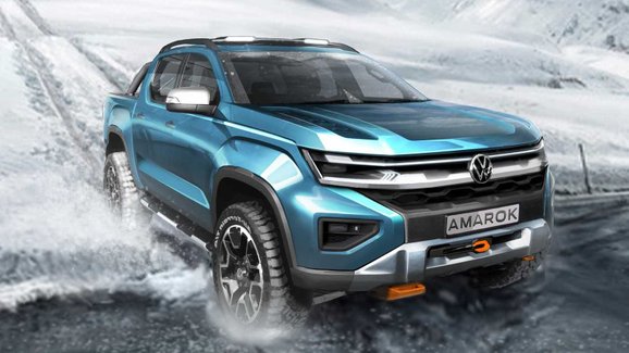 VW opět láká na příští Amarok. Nová skica docela dobře napovídá, co čekat