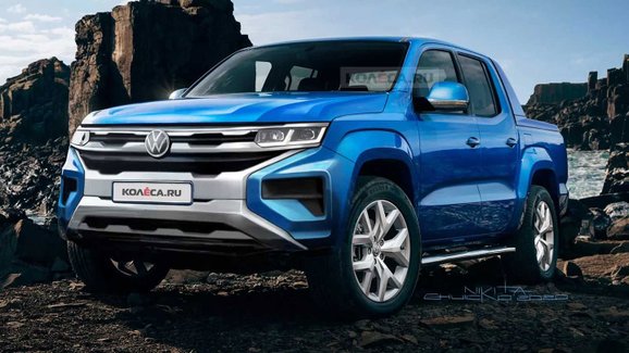 Nový VW Amarok vykreslen v sériové podobě. Jak se vám líbí?