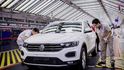Čínská továrna Volkswagenu ve městě Fo-šan
