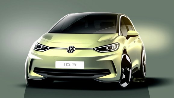 Nový VW ID.3 se představuje na prvních skicách, premiéra proběhne na jaře