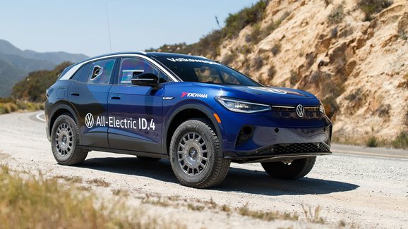 Elektrický VW ID.4 pojede 1.836 km dlouhou Baja rally, poveze si generátor