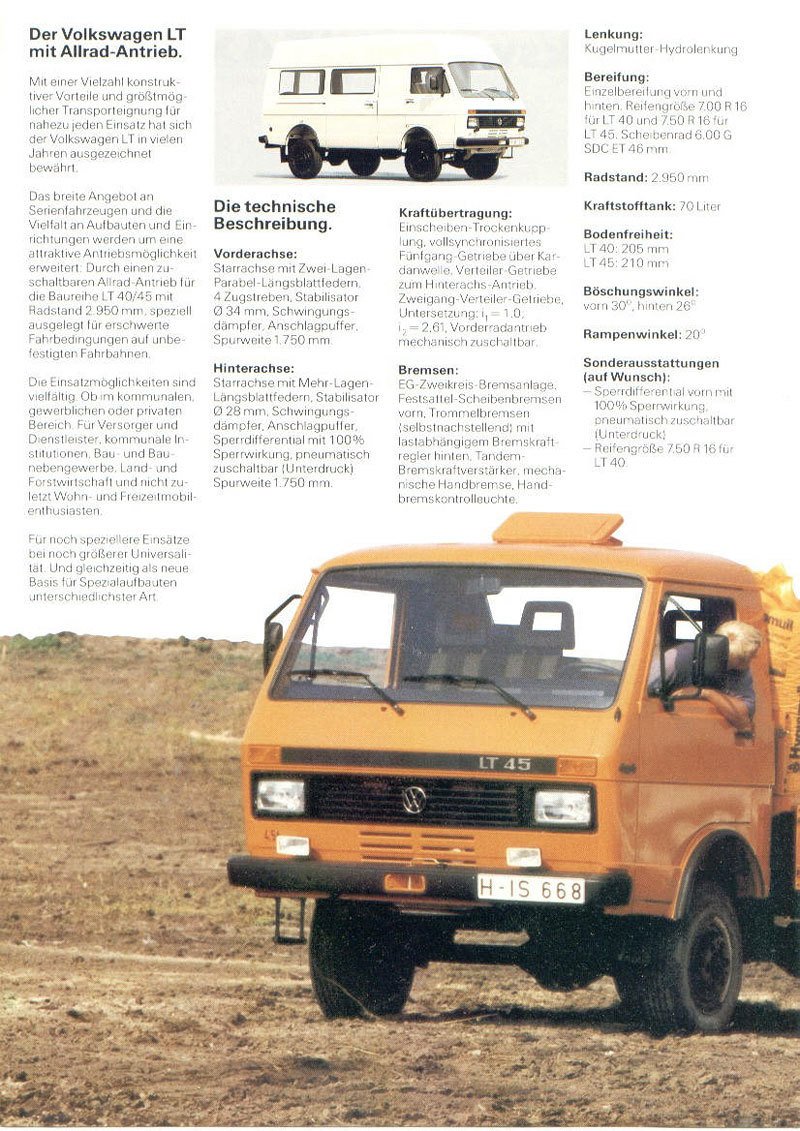 Volkswagen LT (1985)