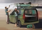 Nový VW Caddy dorazí jako obytné auto. Menší bratr Californie nabídne spaní pod hvězdami