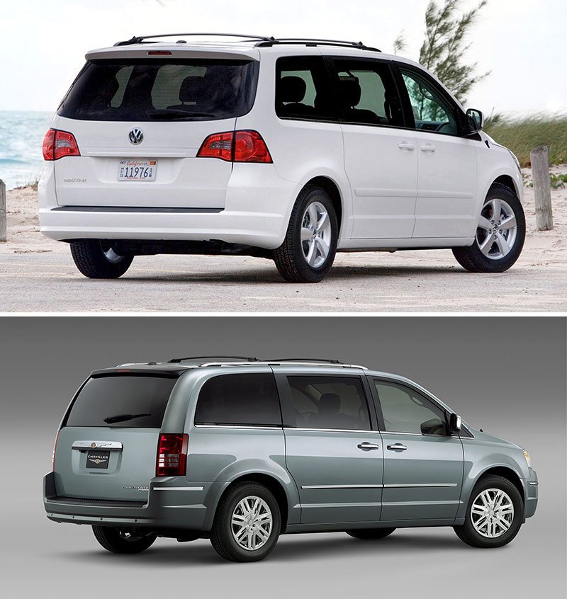 Volkswagen Routan vs Chrysler Town and Country