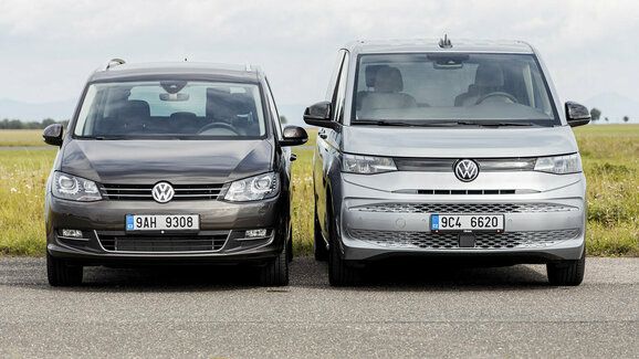 Srovnávací test: VW Sharan 1.4 TSI DSG vs. Multivan 1.5 TSI DSG