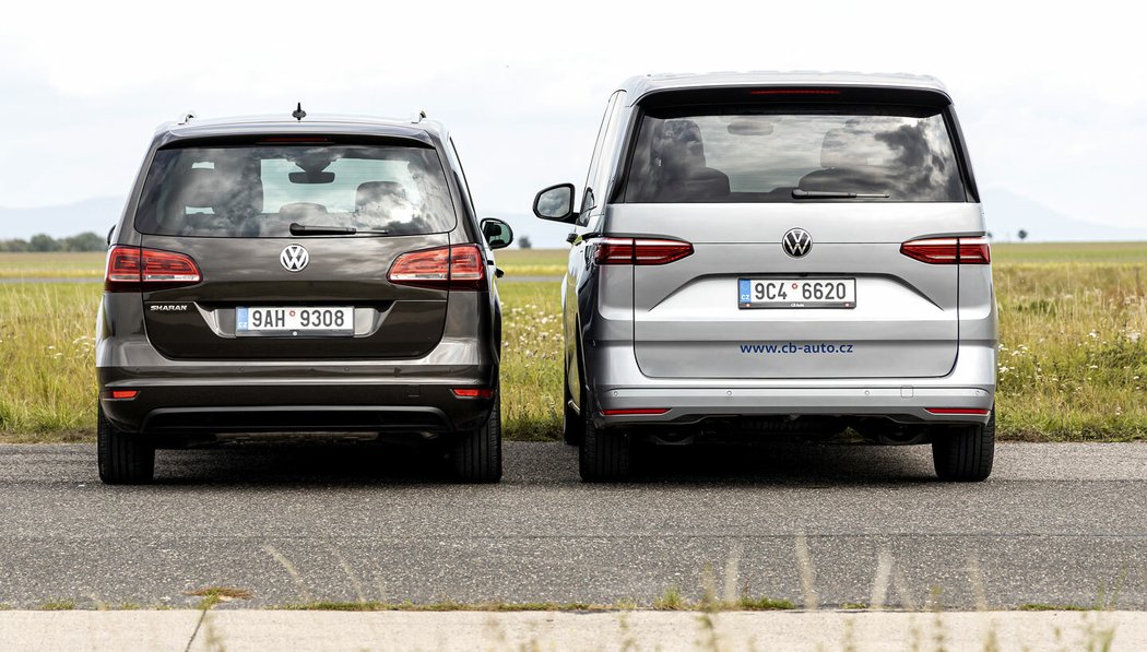 Volkswagen Sharan 1.4 TSI DSG vs. Volkswagen Multivan 1.5 TSI DSG
