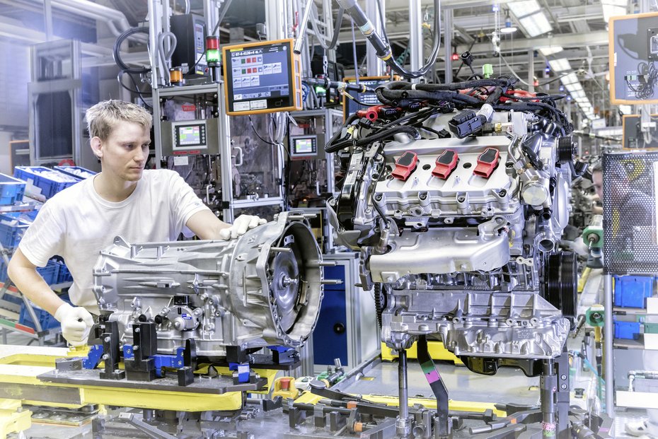 Výroba v bratislavské továrně automobilky Volkswagen