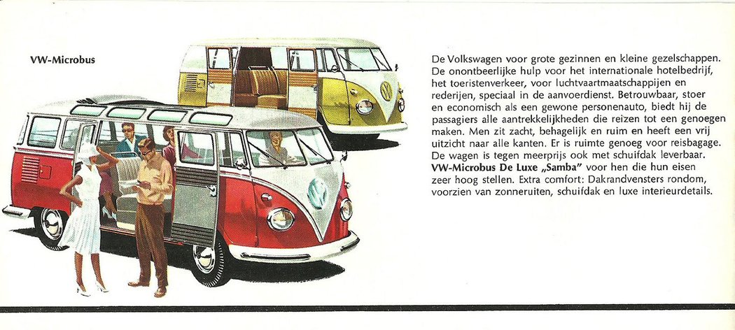 Volkswagen Transporter T1 - reklamní brožury