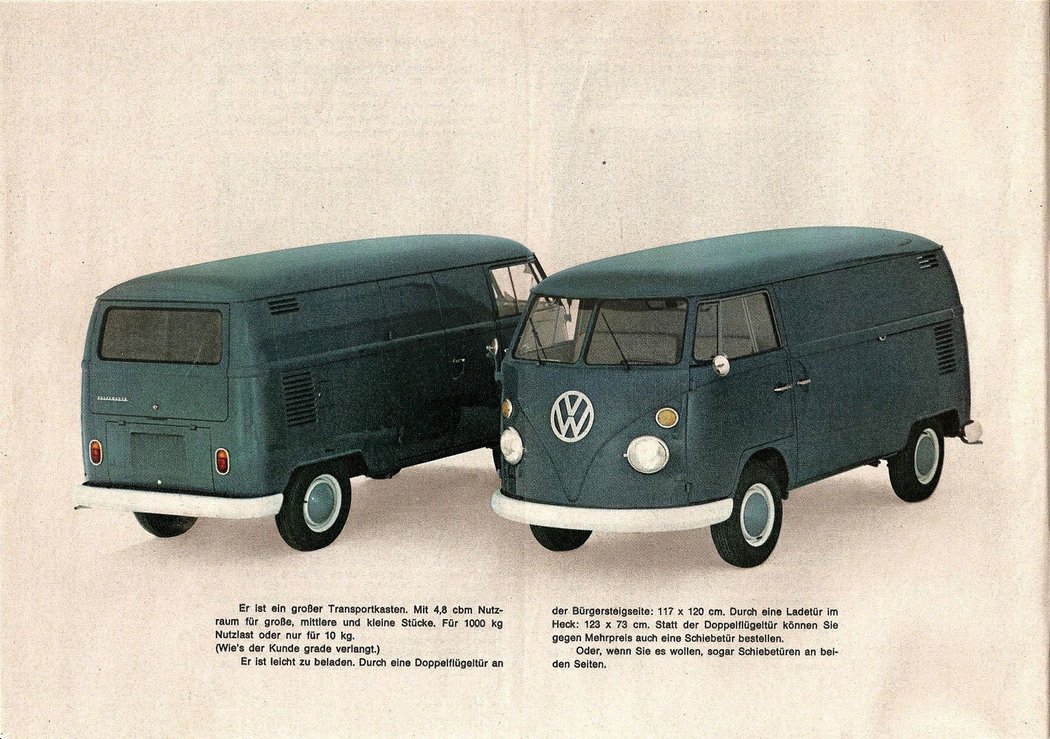Volkswagen Transporter T1 - reklamní brožury