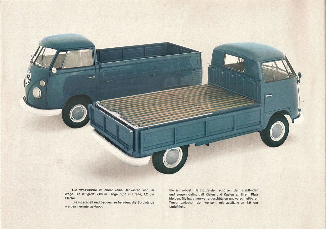 Volkswagen Transporter T1 - reklamní brožury