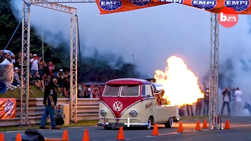 Jet-Powered VW Van