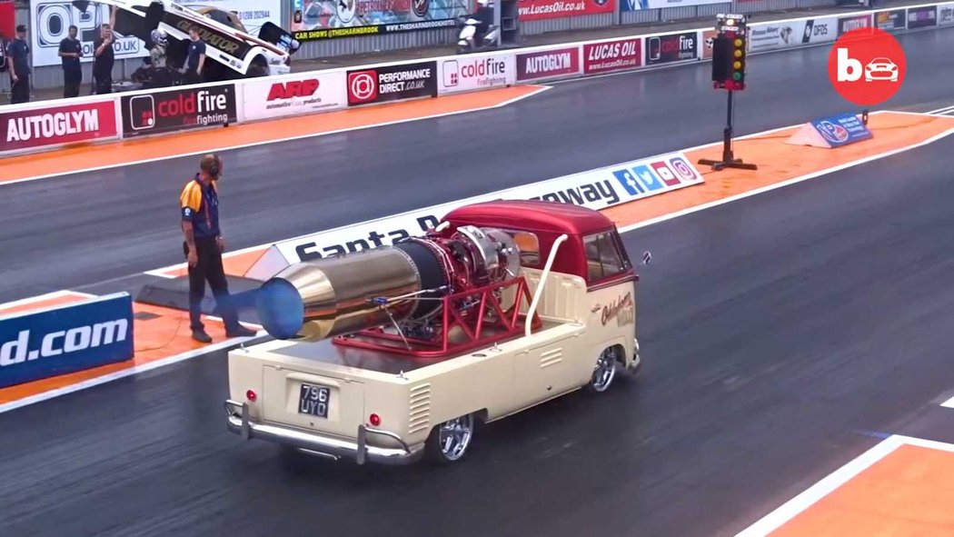 Jet-Powered VW Van