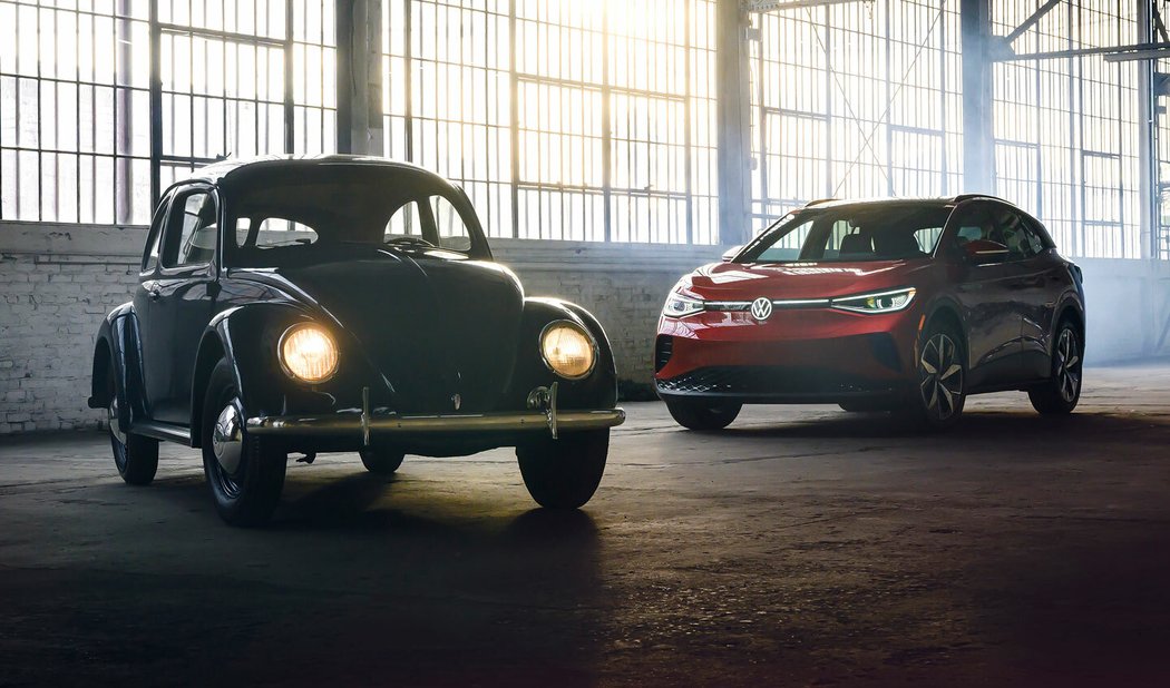 Volkswagen Beetle a Volkswagen ID.4
