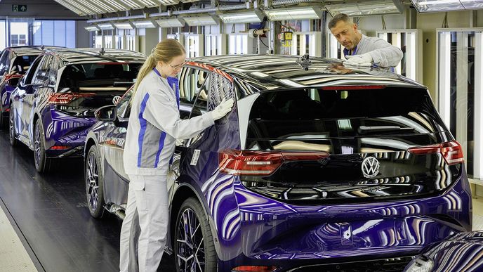 Volkswagen Zwickau. Ilustrační snímek. Volkswagen Zwickau. Ilustrační snímek.