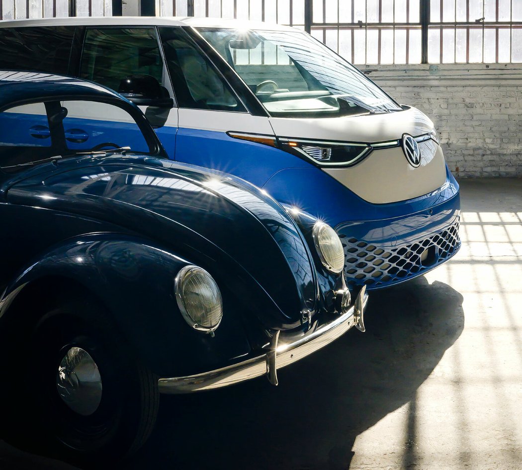 Volkswagen ID.Buzz a Volkswagen Beetle