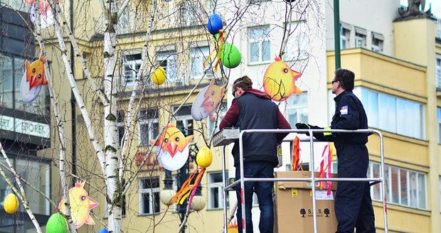 Velikonoční trhy na náměstí Republiky