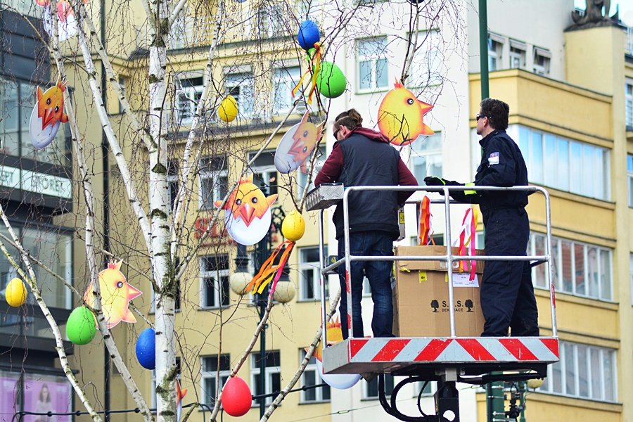 Velikonoční trhy na náměstí Republiky