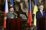 Zelenskyj na tiskovce s Pavlem: Češi, přijel jsem vám poděkovat!