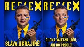 Potřebuji munici, ne odvoz! Stáhněte si plakáty Reflexu, na kterých je ukrajinský prezident Zelenskyj