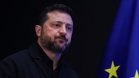 Ukrajinský prezident Volodymyr Zelenskyj v Bruselu (říjen 2026)