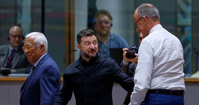 Zelenskyj v Bruselu (18.6.2026)