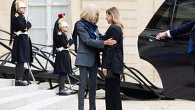 Brigitte Macronová a Olena Zelenská