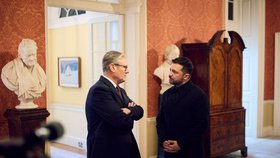 Volodymyr Zelenskyj s Keirem Starmerem