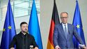 Zelenskyj na návštěvě v Německu. S kancléřem Merzem (14.4.2026) Zelenskyj na návštěvě v Německu. S kancléřem Merzem (14.4.2026)