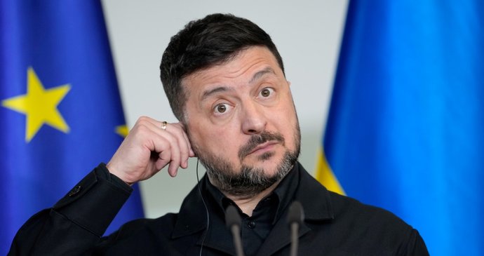 Ukrajinský prezident Volodymyr Zelenskyj (duben 2026)