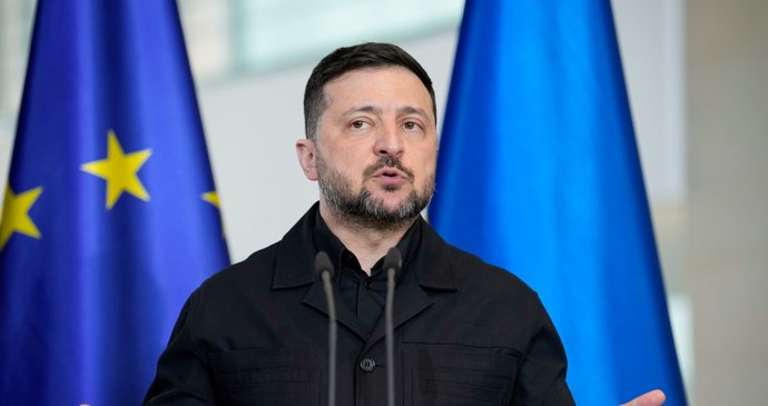 Ukrajinský prezident Volodymyr Zelenskyj (duben 2026)