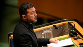 Zelenskyj na Valném shromáždění OSN v New Yorku (září 2026)