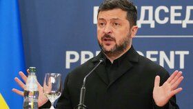 Ukrajinský prezident Volodymyr Zelenskyj (8.8.2026)