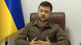 Ukrajinský prezident Volodymyr Zelenskyj (25.3.2022)